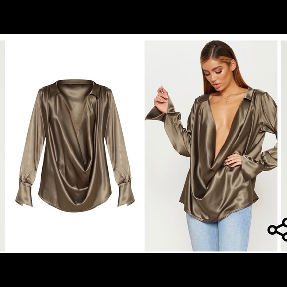 Satin blouse - Picture 1 of 3